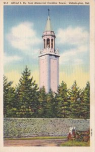 Delaware Wilmington Alfred I Du Pont Memorial Carillon Tower 1941 Curteich