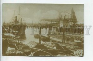 439592 GERMANY HAMBURG harbor ships Vintage photo airmail RPPC stamp Beethoven