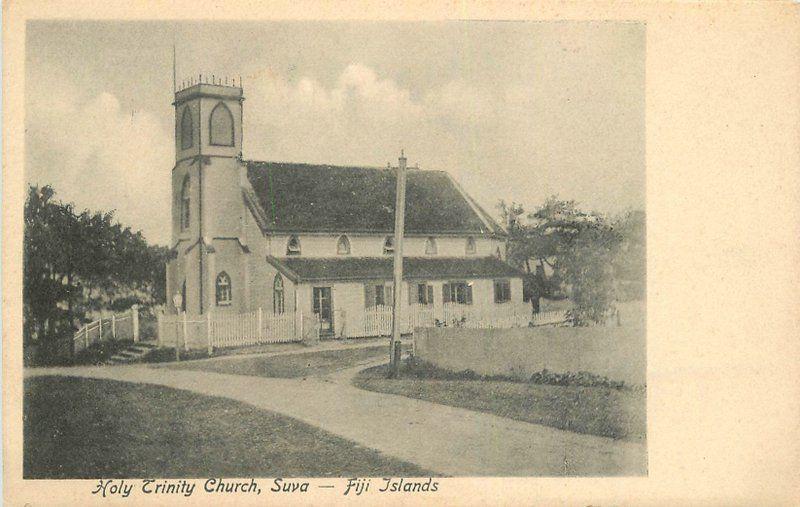 C-1905 Holy Trinity Church Suva Fiji Islands undivided postcard 6906