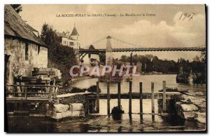 Old Postcard La Roche Posay Bains The Mill on the Creuse