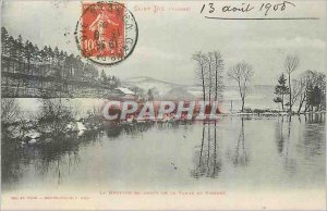 Old Postcard Meurthe upstream of the valve stones Saint Die