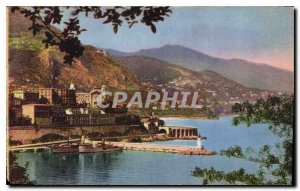 Old Postcard Monte Carlo and Harbor