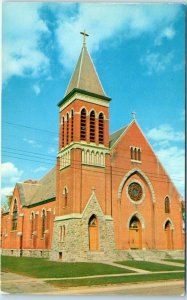 Postcard - St. Raphael's Roman Catholic Church - Poultney, Vermont