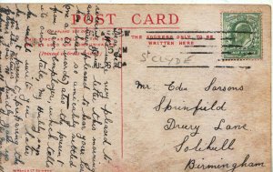 Genealogy Postcard - Sarsons - Drury Lane - Solihull - Birmingham - Ref 3675A 