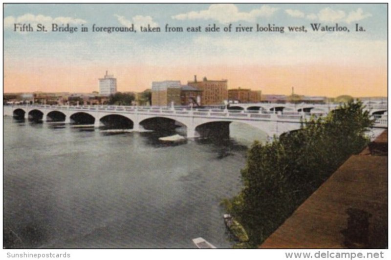 Iowa Waterloo Fifth Street Bridge