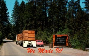 Tons Of Plywood Welcome To Oregon Roadside Marker