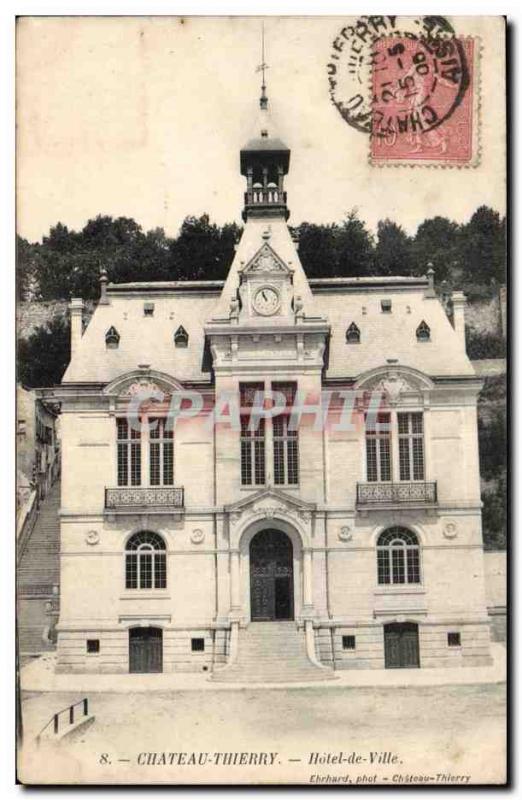 Chateau Thierry Postcard Old City Hall