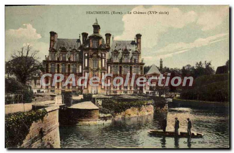 Old Postcard The Castle Beaumesnil