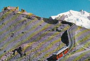 Switzerland Zermatt Gornergrat-Kulm mit Monte Rosa