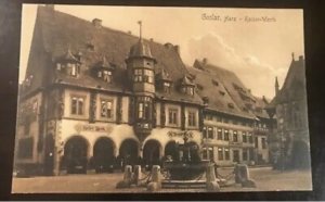 Vintage Postcard RPPC Hotel Kaiser-Worth in Goslar Germany Date Unknown UNUSED