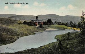 Vail Pond, Lyndonville, Vermont, early postcard, unused