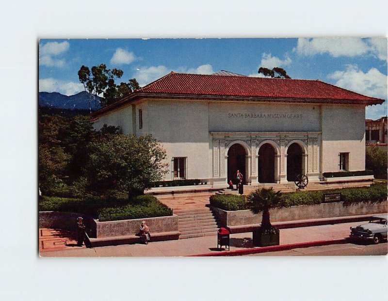 Postcard Santa Barbara Museum Of Art, Santa Barbara, California