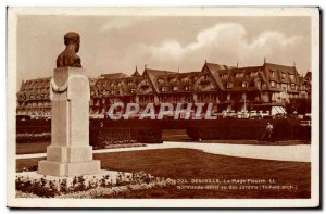 Old Postcard Deauville Beach Flowery The Normandy Hotel L