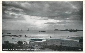 UK England sail & navigation themed postcard North Berwick sailing vessel