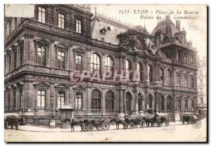 Old Postcard Lyon Square Trade Exchange Palace