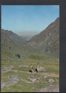 Wales Postcard - Llanberis Pass, Looking Westward   RR2300