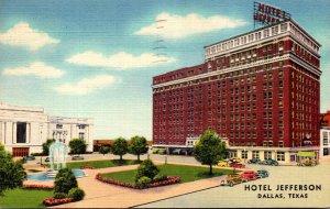 Texas Dallas Hotel Jefferson 1939 Curteich