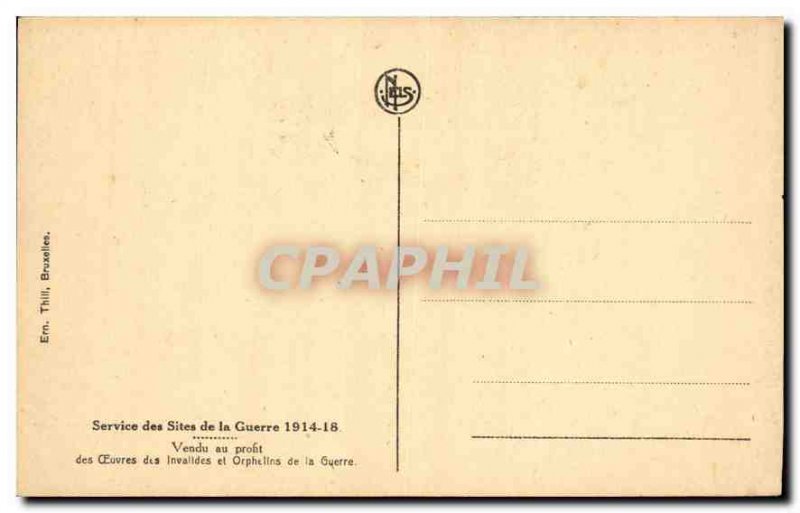 Postcard Ancient Ruins of Newport City Hall Militaria
