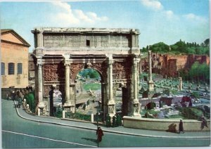 postcard Rome Italy - Arco di Settimio Severo