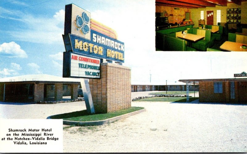 Louisiana Vidalia Shamrock Motor Hotel & Coffee Shop and Lounge