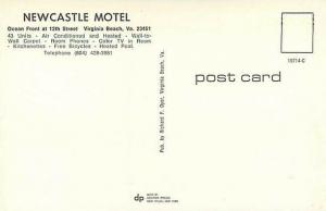 VA, Virginia Beach, Newcastle Motel, Multi View, Dexter Press, No. 19714-C