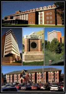 MT Missoula UNIVERSITY OF MONTANA Residence Halls/Dorms/Campus 1997 4X6 Postcard