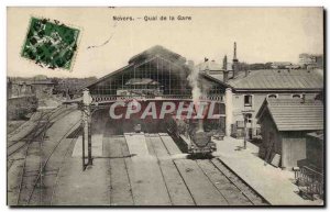 Nevers - Quai de la Gare Old Postcard (train) TOP