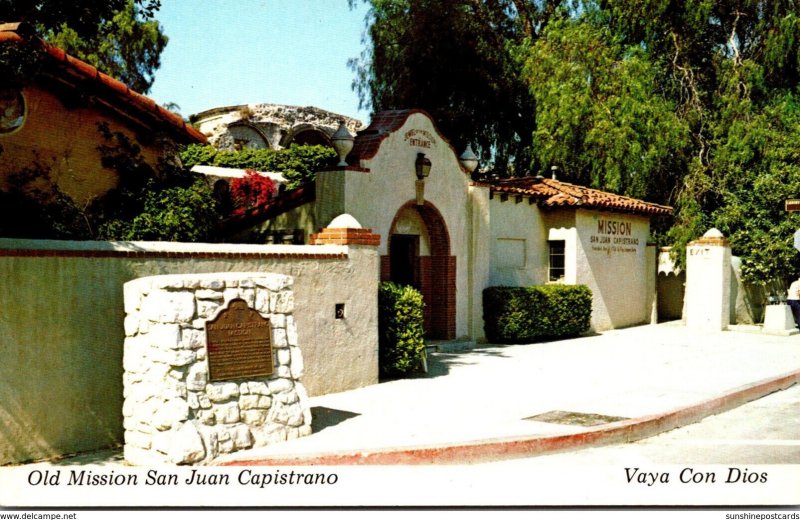 California Mission San Juan Capistrano Entrance