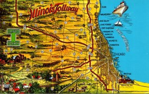 Illinois Map Of Illinois Tollway