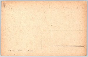 Brindisi Italy 1920s Postcard Piazza Fontana