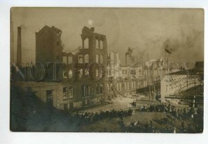 487869 1911 year Germany Mannheim destroyed by fire Vintage photo RPPC to Luga