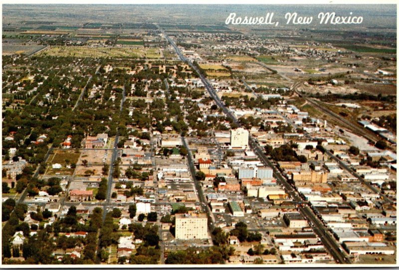 New Mexico Roswell Aerial View