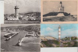 LIGHTHOUSES PHARES FRANCE 74 Vintage Postcards Mostly pre-1980 (L5526)