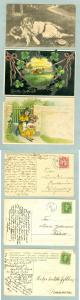 Sweden. 3 Congratulation Cards.Postal Used.1908-11-20. See Description