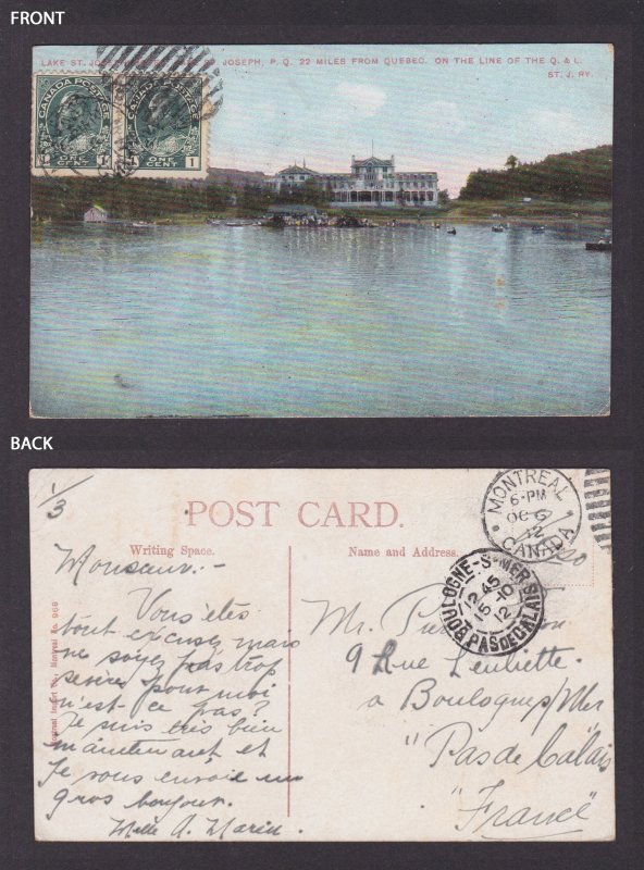 Postcard, CANADA, Quebec, Lake St Joseph