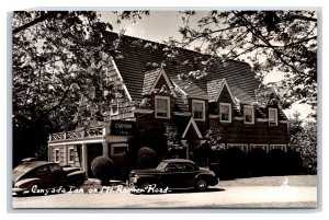 RPPC Canyada Inn on Road to Rainier National Park WA Lagrande WA Postcard P17