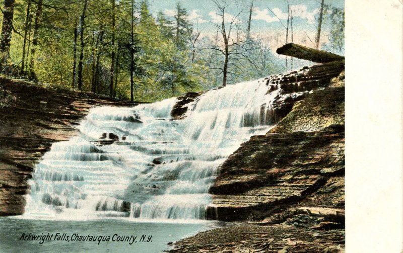 NY - Chautauqua County. Arkwright Falls