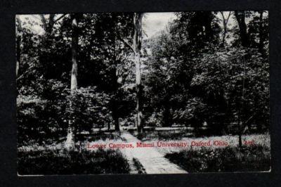 OH Lower Campus Miami University OXFORD OHIO Postcard