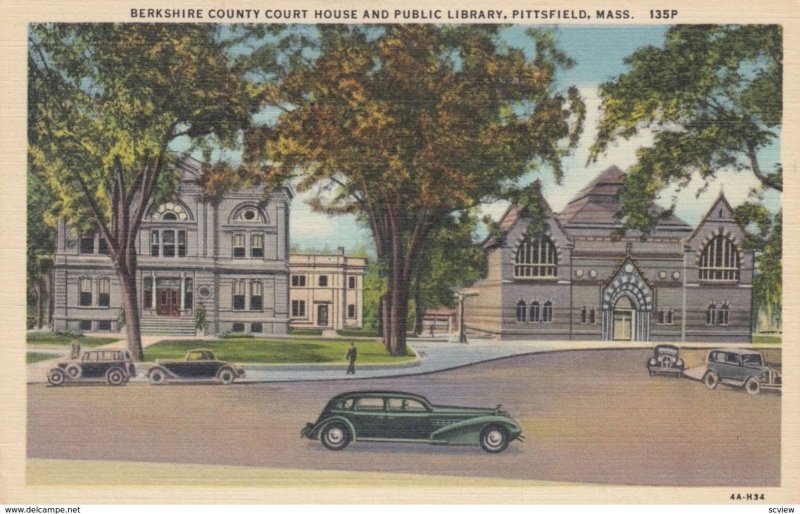 PITTSFIELD, Massachusetts, 1946; Berkshire County Court House & Public Library