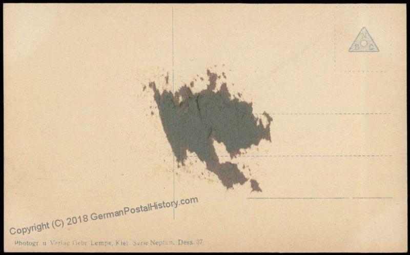 Germany WWI Navy Ship SMS Bluecher  Postcard RPPC 71018