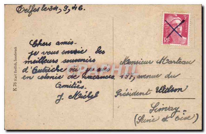 Old Postcard Innsbruck Maria Theresien Strabe