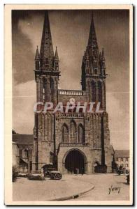 Old Postcard La Douce France Saint Pol de Leon Finistere Facade of ancient Ca...