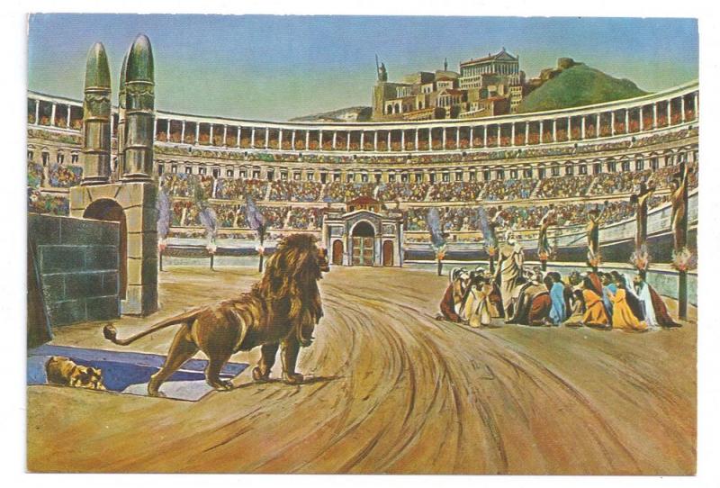 Rome Italy Circus Maximus Lion Christians Last Prayer