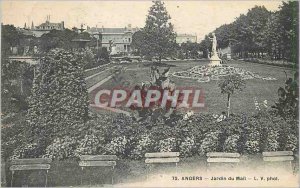 Old Postcard Mail Angers Garden
