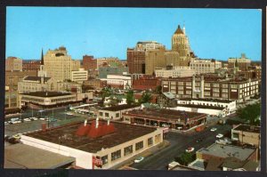 Oklahoma TULSA The Skyline of Downtown from Sunray Oil Company pm1960 Chrome