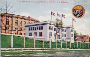 AYPE 1909 Seattle WA Auditorium Administration & Fine Art Buildings Postcard H37