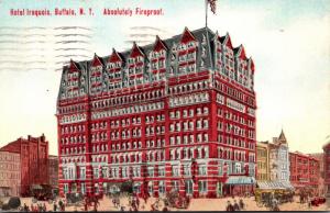 New York Buffalo Hotel Iriquois 1911