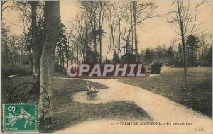 Postcard Old Palace of Compiegne A Corner Park