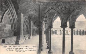 BR7909 Le Mont St Michel Abbaye Cloitre et Lavatorium   france