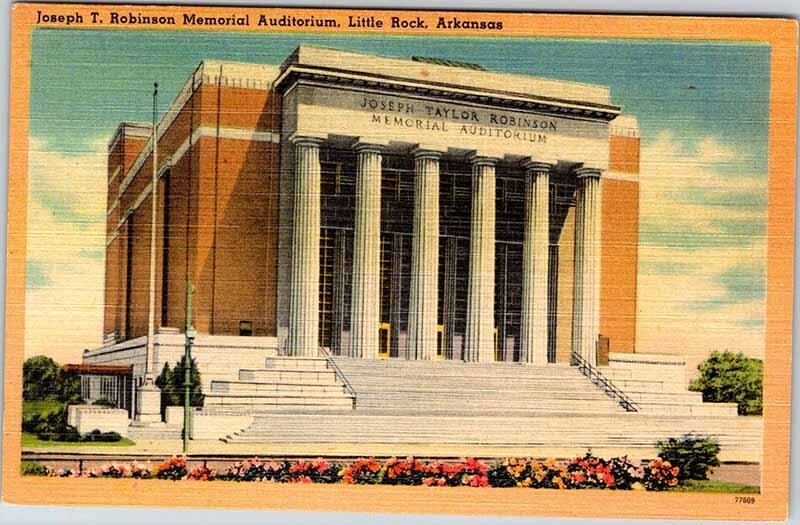 Postcard ARENA SCENE Little Rock Arkansas AR AK5906